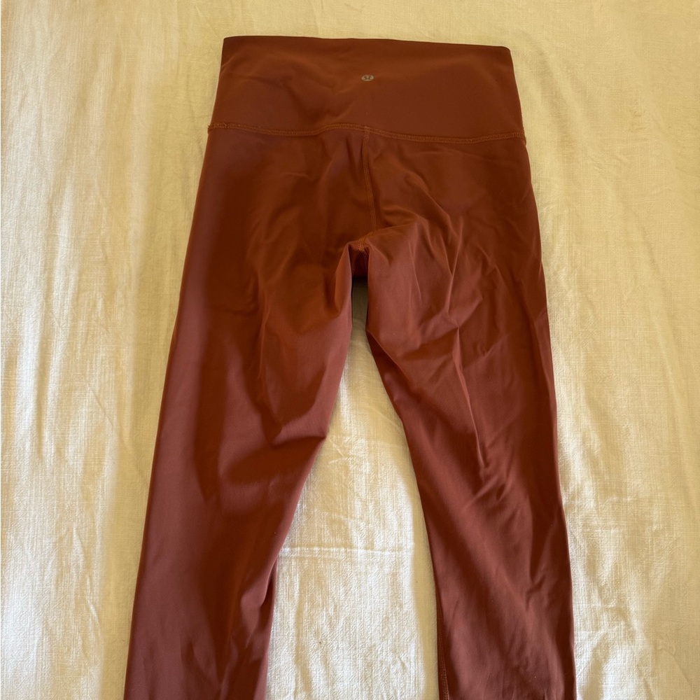 Terracotta Maroon Lululemon Leggings Stretchy
